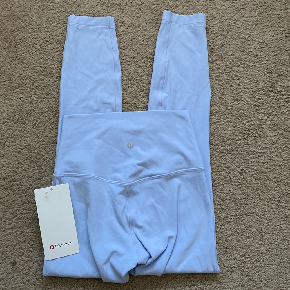 NWT Lululemon Align HR Pant 25” Pastel Blue Size 4 - Picture 3 of 5